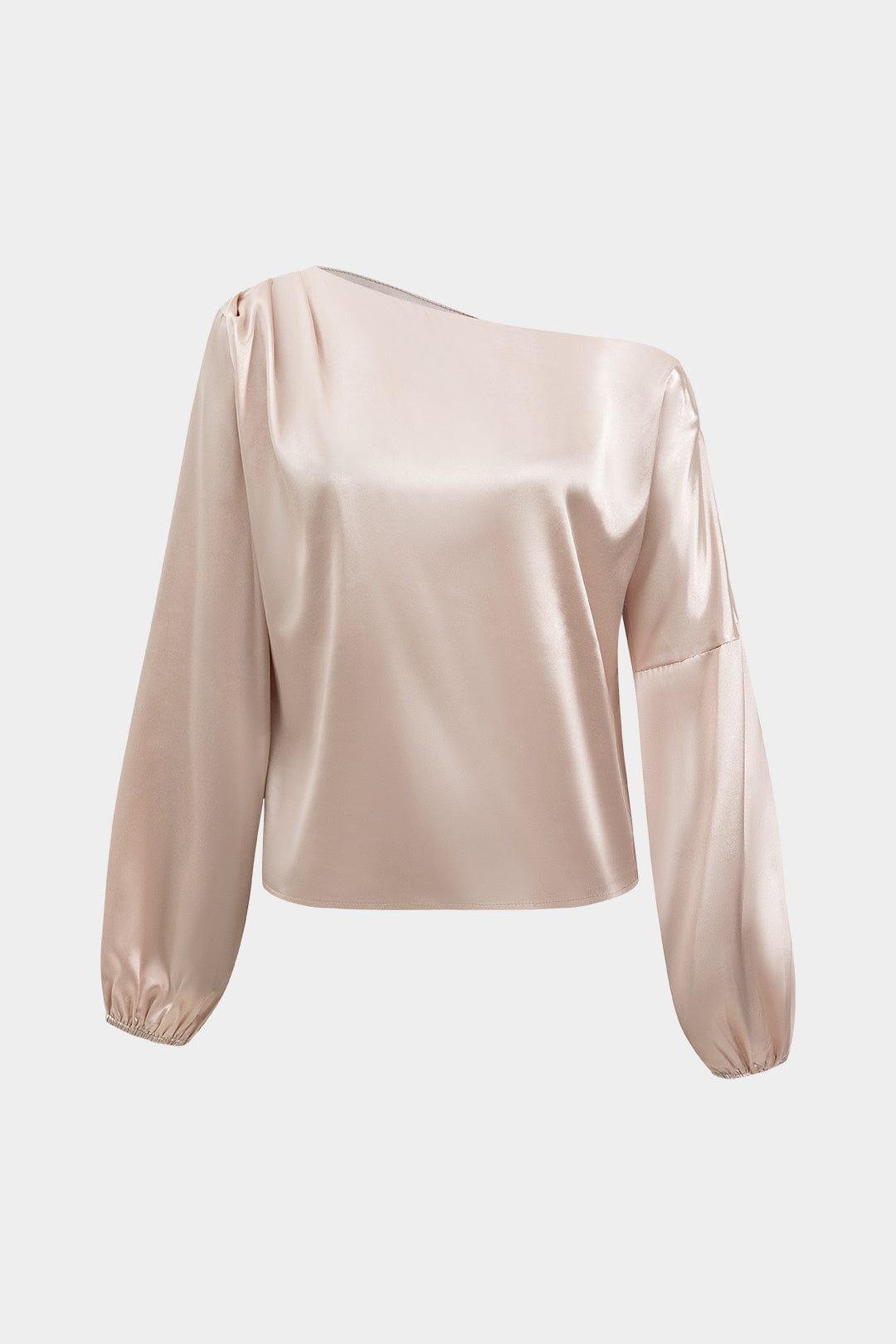 Astrid | Elegant Silk Blouse for Women Puff Sleeve Design 0