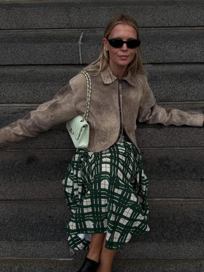 Clara | Elegante Lederjacke für Damen Herbst 4