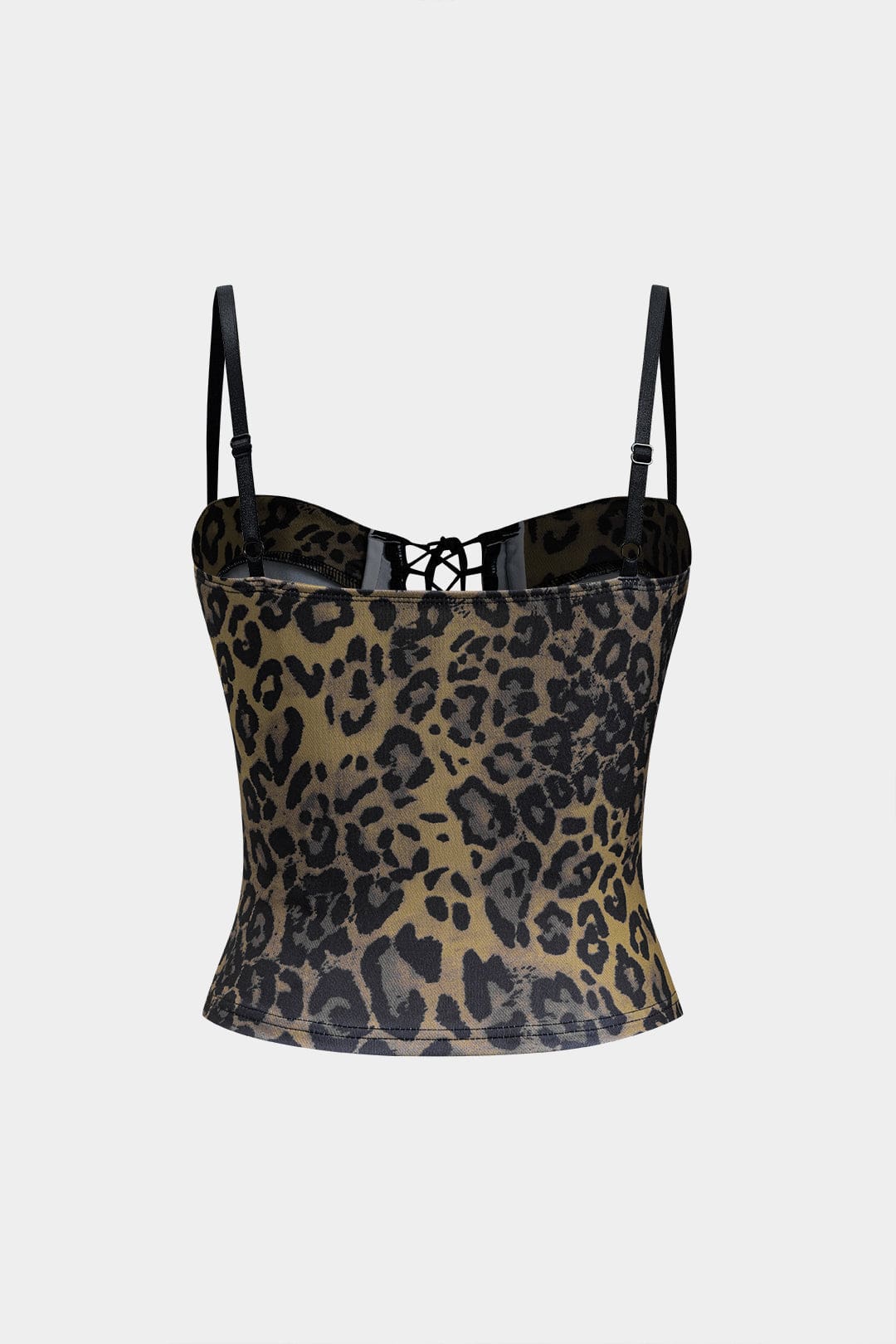 Irene | Seductive Corset Top for Women Leopard Print 1