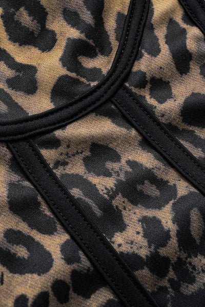 Irene | Seductive Corset Top for Women Leopard Print 2