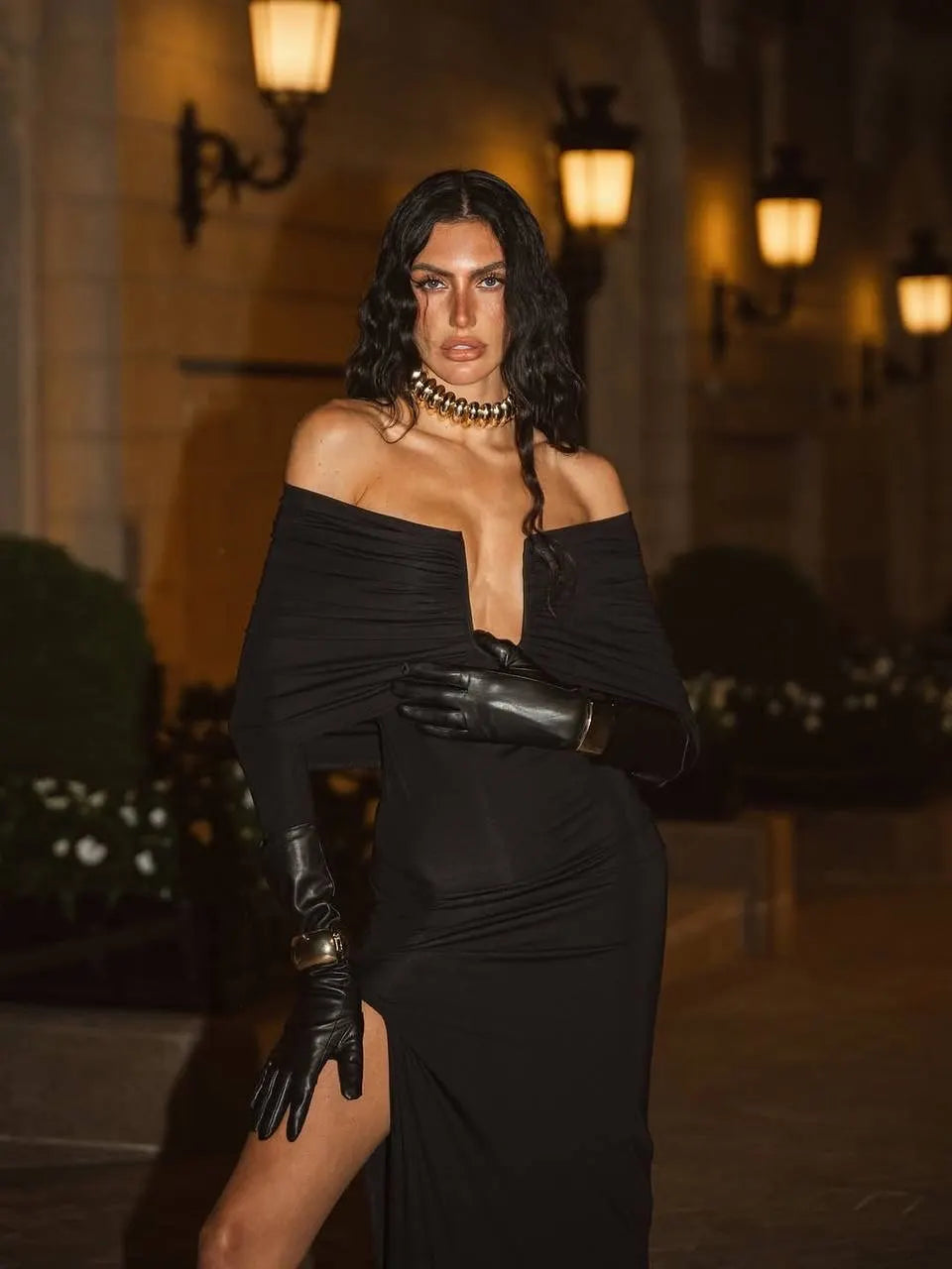 Emma Off-Shoulder Maxi Dress - view 6