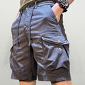Men's Relaxed-Fit Woven Cargo Shorts with Utility Pockets - Shorts for Men