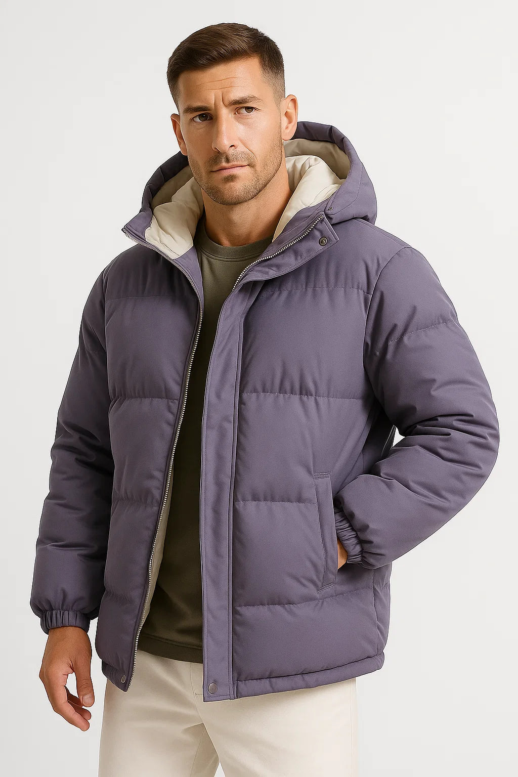 Willem | Windproof Men's Parka Jacket for Winter Relaxed Fit 0